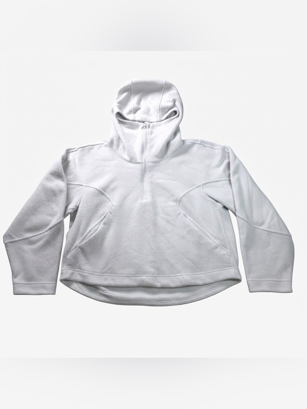 Lululemon Scuba Oversized Fleece Half Zip Hoodie White Size 6